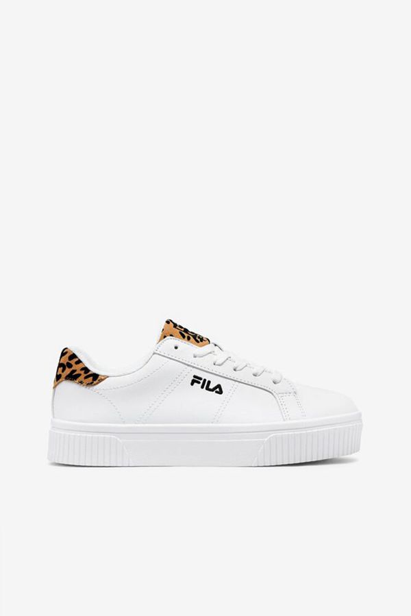 Tênis Fila Mulher Branco/Pretas/Branco - Fila Panache 19 Leopard Portugal Lojas,PNDH-23867